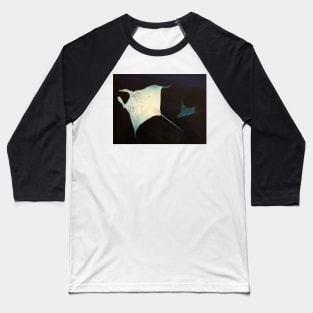 MANTA RAYS IN THE INDIAN OCEAN Baseball T-Shirt